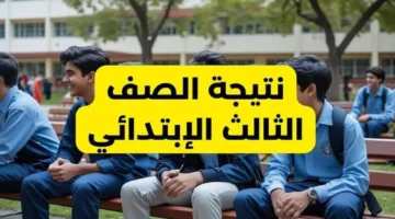 المباشر يعمل رابط نتيجة الصف الثالث الابتدائي 2025 برقم.webp
