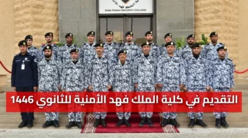 في كلية الملك فهد الأمنية للثانوي 1446