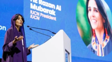 انتخاب رزان المبارك من الإمارات رئيسةً للاتحاد العالمي لحماية.webp