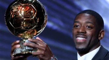 فوز لاعب برشلونة بجائزة الكرة الذهبية بدلاً من ديمبيلي.webp