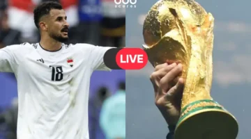 لقاء المنتخب العراقي في تصفيات كأس العالم الآن.webp