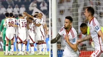 نزالات الإمارات مع قطر قبل مباراة حسم بطاقة التأهل.webp