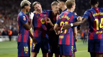 برشلونة أمام جيرونا في الدوري الإسباني.webp