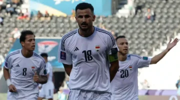 فريق العراق لمواجهة السعودية في تصفيات آسيا لكأس العالم.webp