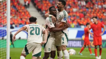 منتخب السعودية أمام العراق في مباراة تحديد التأهل لكأس.webp