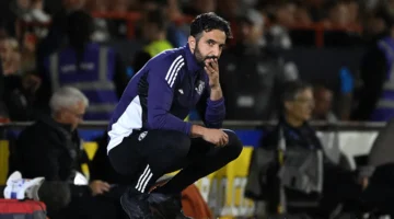 روبن أموريم قبل مباراة مانشستر يونايتد وليفربول في الدوري.webp