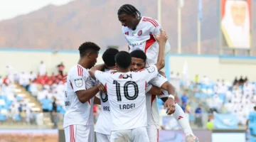 ونتائج لقاء الجزيرة ودبا في الجولة السادسة من الدوري.webp