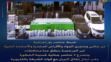 الداخلية تضبط أكثر من 359 كيلوغراماً من المخدرات المتنوعة.webp