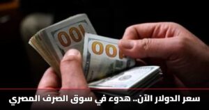 سعر الدولار الآن.. هدوء في سوق الصرف المصري