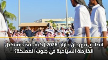 antlaq mhrjan jazan 2026 kyf yayd tshkyl alkharth alsyahyh fy jnwb almmlkh