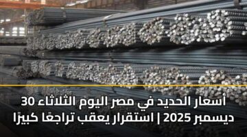 asaar alhdyd fy msr alywm althlathaa 30 dysmbr 2025 astqrar yaqb trajaa kbyra
