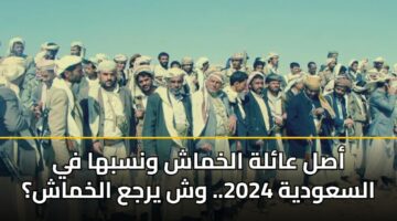 asl aalh alkhmash wnsbha fy alsawdyh 2024. wsh yrja alkhmash