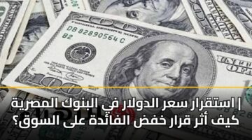 astqrar sar aldwlar fy albnwk almsryh kyf athr qrar khfd alfadh ala alswq