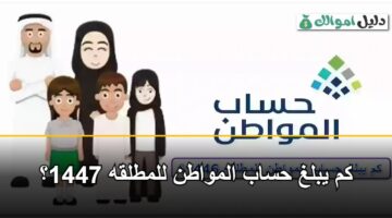 km yblgh hsab almwatn llmtlqh 1447