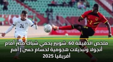 mlkhs aldqyqh 60 shwbyr yhmy shbak msr amam anjwla wtbdylat hjwmyh lhsam hsn amm afryqya 2025