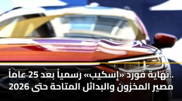 nhayh fwrd iskyb rsmya bad 25 aama. msyr almkhzwn walbdal almtahh hta 2026