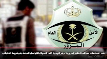 rqm alastalam an almkhalfat almrwryh brqm alhwyh 1447 qnwat altwasl almbashrh wshrwt alaatrad 4
