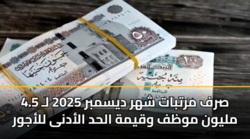 srf mrtbat shhr dysmbr 2025 l 4.5 mlywn mwzf wqymh alhd aladna llajwr