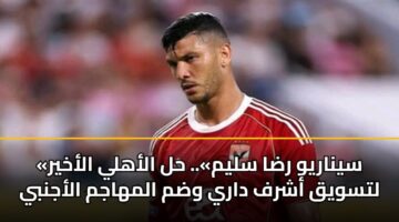 synaryw rda slym. hl alahly alakhyr ltswyq ashrf dary wdm almhajm alajnby
