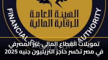 tmwylat alqtaa almaly ghyr almsrfy fy msr tksr hajz altrylywn jnyh 2025 3