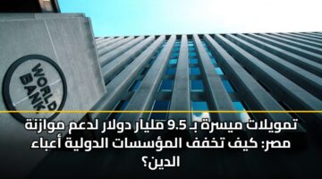 tmwylat mysrh b 9.5 mlyar dwlar ldam mwaznh msr kyf tkhff almssat aldwlyh aabaa aldyn