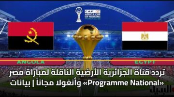 trdd qnah aljzaryh alardyh alnaqlh lmbarah msr wanghwla mjana byanat programme national