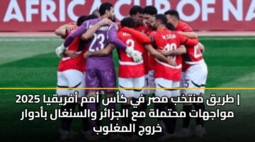 tryq mntkhb msr fy kas amm afryqya 2025 mwajhat mhtmlh ma aljzar walsnghal badwar khrwj almghlwb
