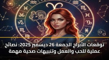 twqaat alabraj aljmah 26 dysmbr 2025 nsah amlyh llhb walaml wtnbyhat shyh mhmh