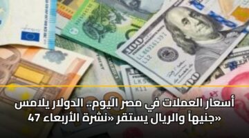 asaar alamlat fy msr alywm. aldwlar ylams 47 jnyha walryal ystqr nshrh alarbaaa