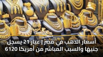 asaar aldhhb fy msr ayar 21 ysjl 6120 jnyha walsbb almbashr mn amryka