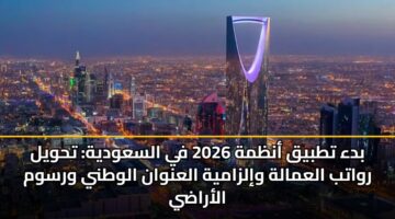 bda ttbyq anzmh 2026 fy alsawdyh thwyl rwatb alamalh wilzamyh alanwan alwtny wrswm alarady