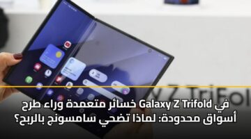 khsar mtamdh wraa trh galaxy z trifold fy aswaq mhdwdh lmadha tdhy samswnj balrbh