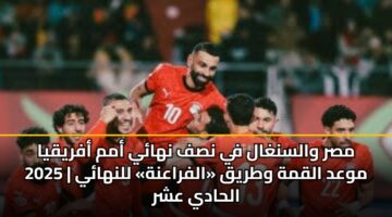 msr walsnghal fy nsf nhay amm afryqya 2025 mwad alqmh wtryq alfraanh llnhay alhady ashr 3