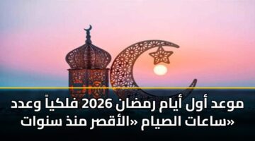 mwad awl ayam rmdan 2026 flkya wadd saaat alsyam alaqsr mndh snwat 3