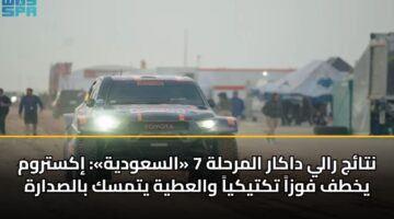 ntaj raly dakar almrhlh 7 alsawdyh ikstrwm ykhtf fwza tktykya walatyh ytmsk balsdarh