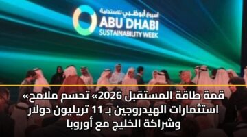 qmh taqh almstqbl 2026 thsm mlamh astthmarat alhydrwjyn b 11 trylywn dwlar wshrakh alkhlyj ma awrwba 3