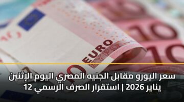 sar alywrw mqabl aljnyh almsry alywm alithnyn 12 ynayr 2026 astqrar alsrf alrsmy 3