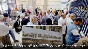 mwad srf maashat shhr mars 2026 aljdwl alzmny waalyat alasthqaq